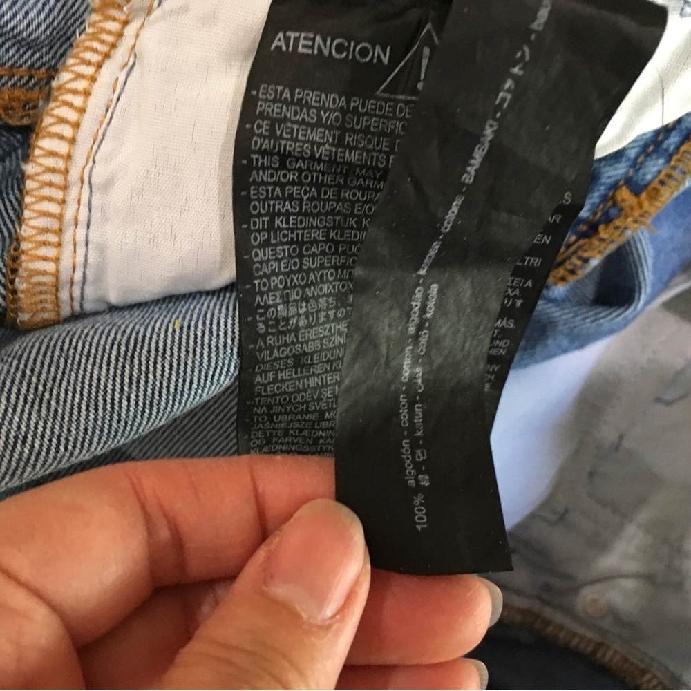 New zara Jeans the truth slim Durrel Blue denim size 10/w32 Womens 6045 - Picture 5 of 11